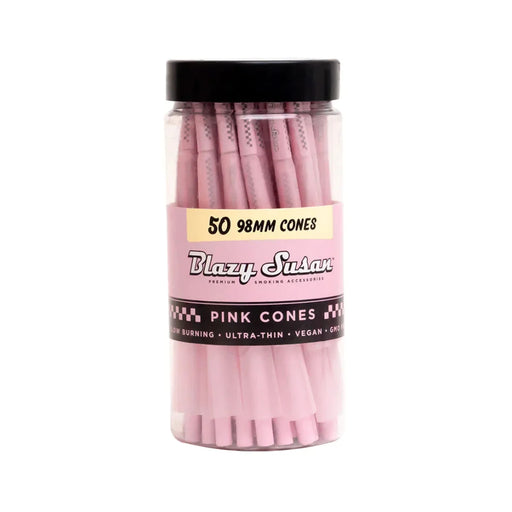 Blazy Susan | Pink 98mm Cones Pack of 50 Pre-rolled Cone ONE
