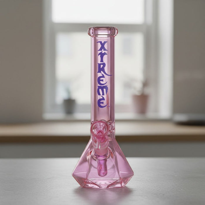 Xtreme | 10″ Square Base Thick Beaker Bong [XTR-MY007] – Box of 12 Glass Bong Canadian Distributor