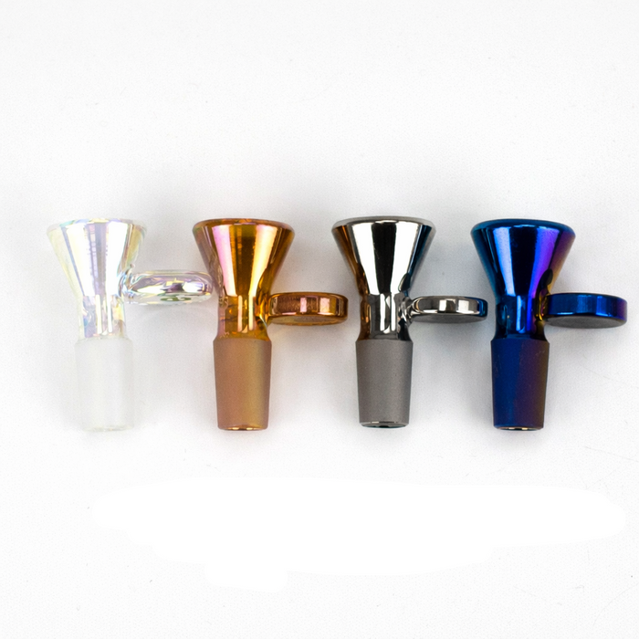 Cheech | Electroplated Glass Bowl – 14mm (Assorted Colors) Bowl · Banger · Oil Burner Smoking Cat Distribution