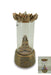 Zenn | Backflow Incense Burner Incense Holder SunGlow Meditation Pose Seven Chakra Led in Glass Stand