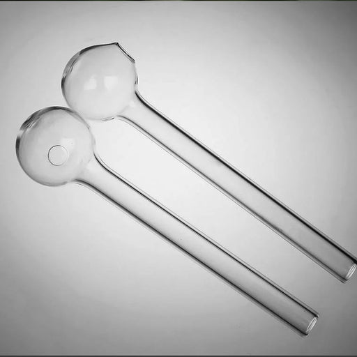 Oil burner clear tube pipe - Box of 20 [XY-586] Glass Hand Pipe ONE