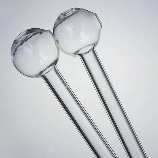 Oil burner clear tube pipe - Box of 20 [XY-586] Glass Hand Pipe ONE