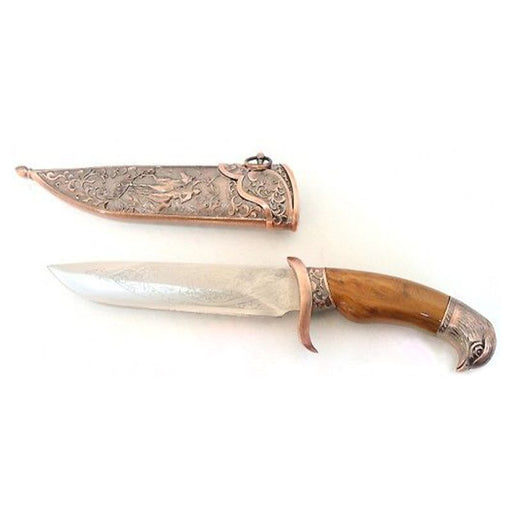 12.25" HUNTING KNIFE - COPPER (5964) Fixed Blade Knife Canadian Distributor