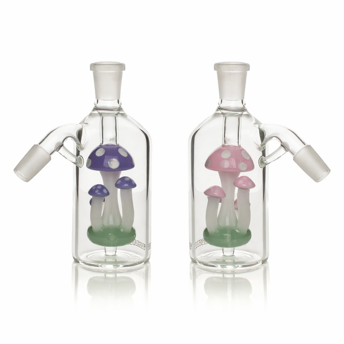 Red Eye Glass® | 14mm 45 Degree Amanita Ash Catcher Ashcatcher · Percolator · Filter · Mouthpiece Smoking Cat Distribution