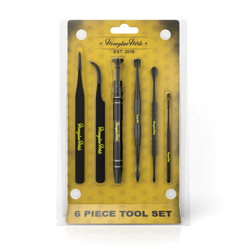 Honeybee Herb - 6 PIECE TOOL SET Bongs Accessories Honeybee Herb