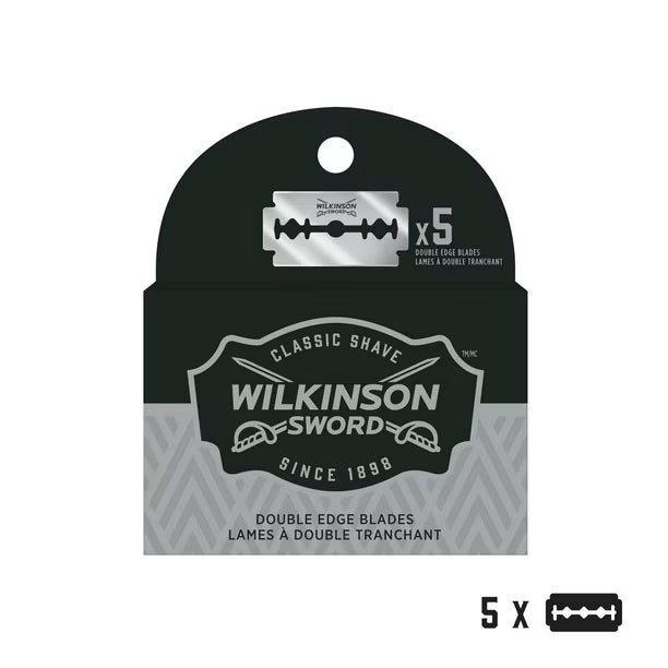 Wilkinson Sword Vintage Double Edge Safety Razor Blades Box of 6 Multi Tool · Accessory ONE