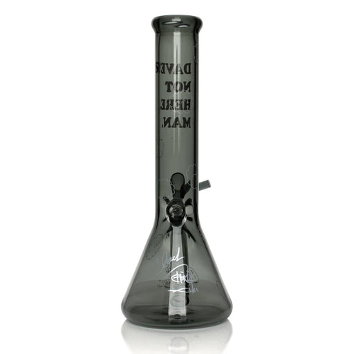 Cheech & Chong® Glass | 10" Dave's Not Here, Man Beaker Base Water Pipe [CC159] Glass Bong Smoking Cat Distribution