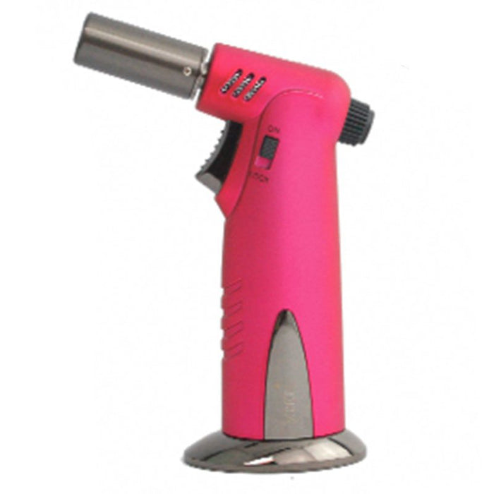 Scorch Torch | Turbo 45 Degree Single Jet Torch Lighter [51624] Lighters Canadian Distributor Pink