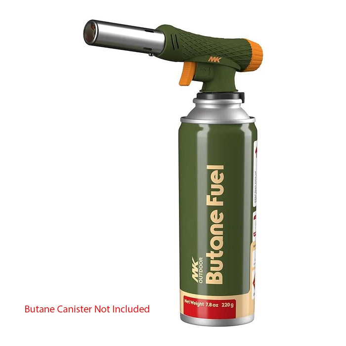 [BUNDLE] 8oz Butane Canisters 4-pack & 1 Torch Lighter Head Butane · Fluid ONE