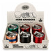 55mm 4-Piece Hand-Crank Metal Grinder Display Pack Super Supplys Inc Default Title