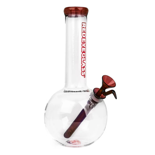 Red Eye Glass® | 10" Tall Little Bro Bubble Tube Glass Bong West Coast Gifts Amber