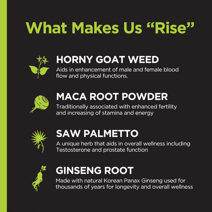 rise nutrition | Horny Goat Weed -Horniest Goat Weed