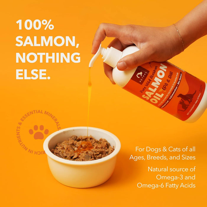 PetPal | Pure Wild Alaskan Salmon Oil for Dogs & Cats