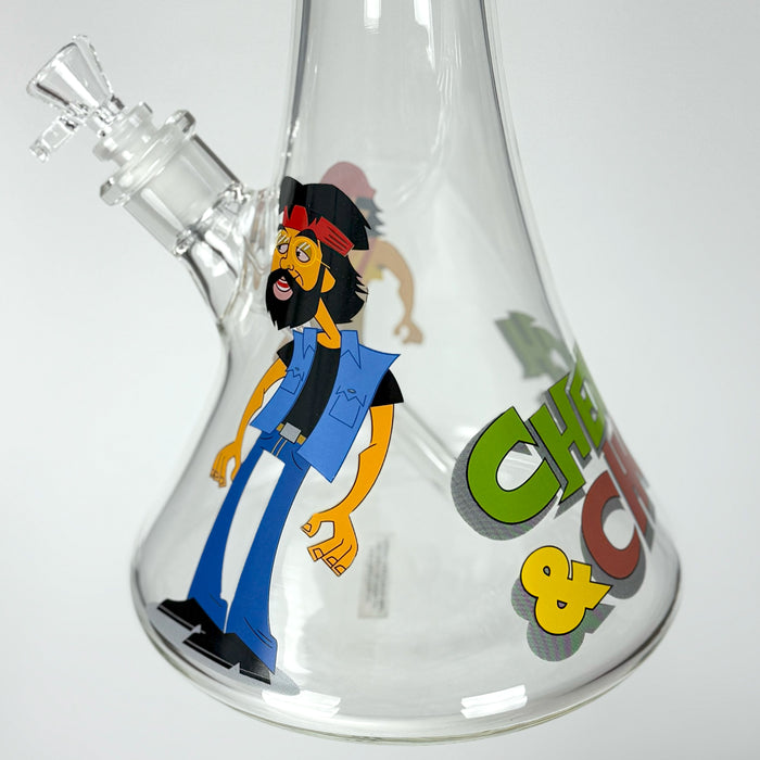 Cheech & Chong® Glass | 48" Tall 7mm Thick How High Are You Bell Base Water Pipe Glass Bong West Coast Gifts