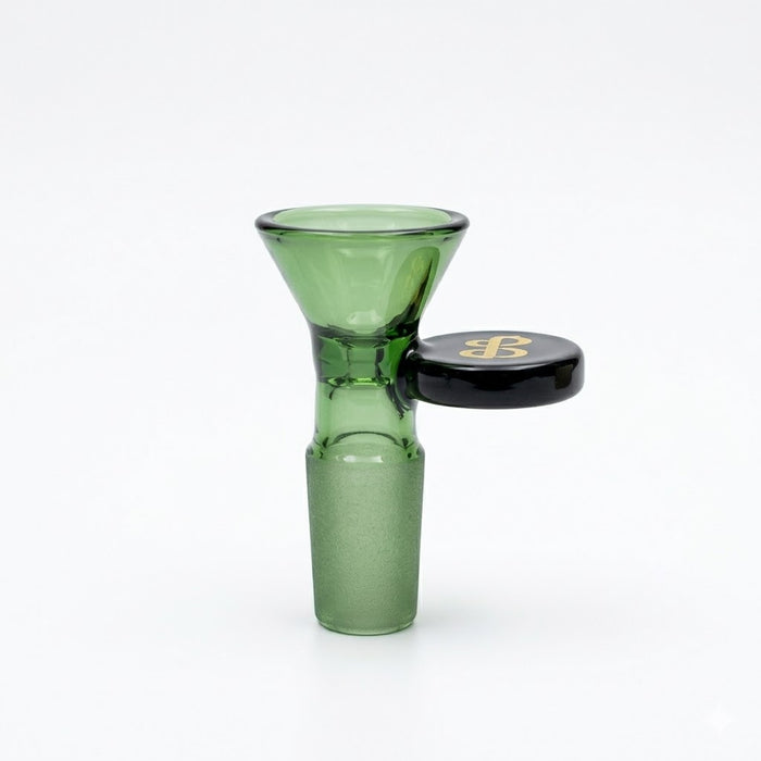 Cheech Glass | 14mm Full Colour Bowls Bowl · Popper Smoking Cat Distribution Green