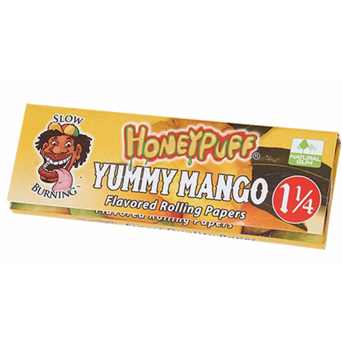 Honey Puff | Slow Burning Flavored Rolling Paper-12 booklets/display [P802x] ROLLING PAPER Canadian Distributor Yummy Mango