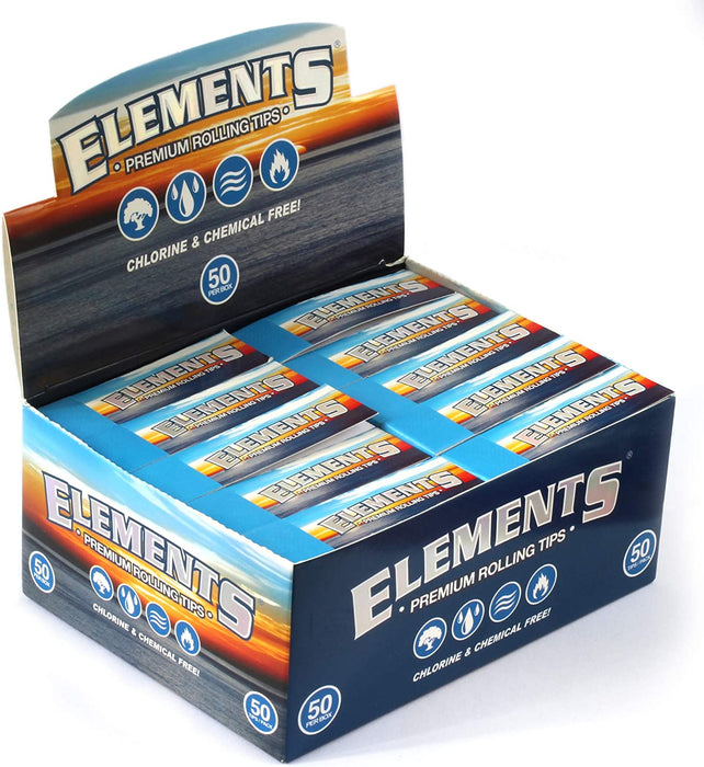 Element Premium Rolling Tips box of 50 ROLLING ACCESSORIES ONE