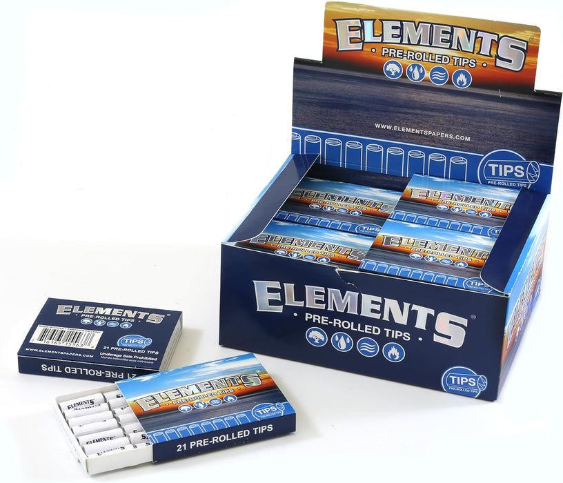 Element Paper Tips Box Elements Pre-rolled tips Box of 20 | One Wholesale Canada