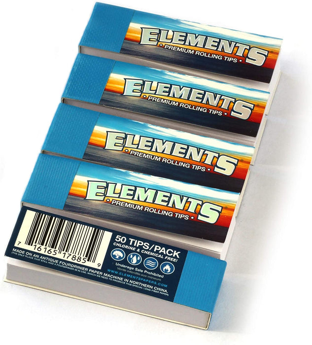 Element Premium Rolling Tips box of 50 ROLLING ACCESSORIES ONE