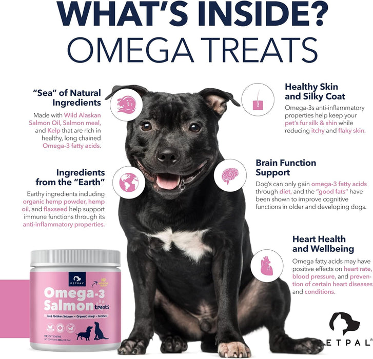 PetPal | Skin & Coat Omega Soft Chew Treats for dogs