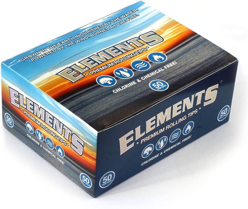 Element Premium Rolling Tips box of 50 ROLLING ACCESSORIES ONE