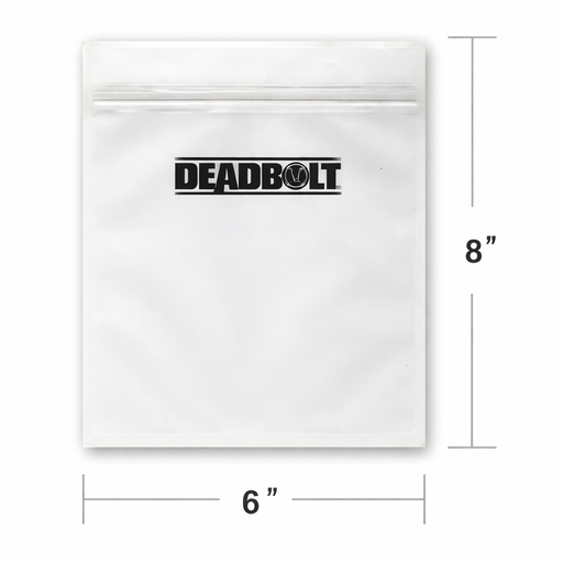 Deadbolt | Smell Proof Bag 6x8 Zip Bag Maq Distributors