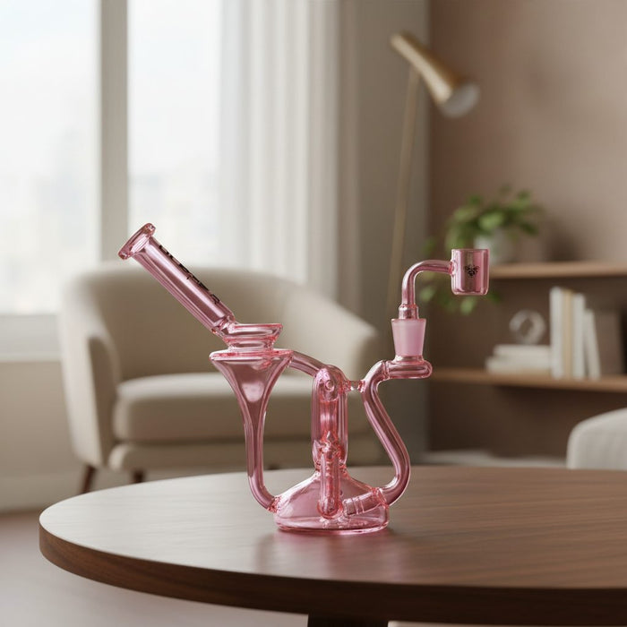Xtreme | 7" Recycler Dab Rig Bong [XTR-MY005] – Box of 12 Glass Bong Canadian Distributor