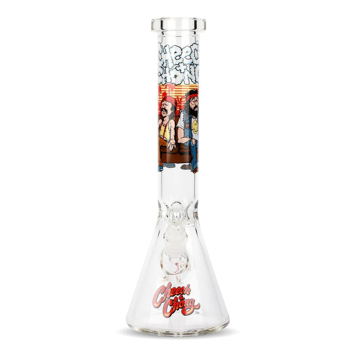 Cheech & Chong® Glass | 15" In the Couched Beaker Bong [CC142]