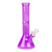 10" Neon Beaker Bong with Dome Perc Bongs Smoking Cat Distribution Purple