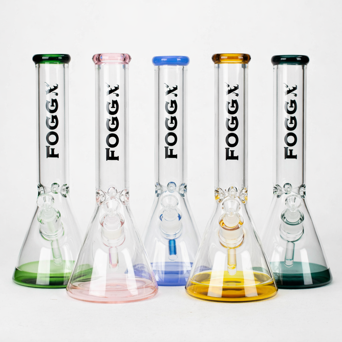 FOGGX | 14" Beaker Glass Bong – 7mm Thick [FT540] Glass Bong LEHIGH WHOLESALE
