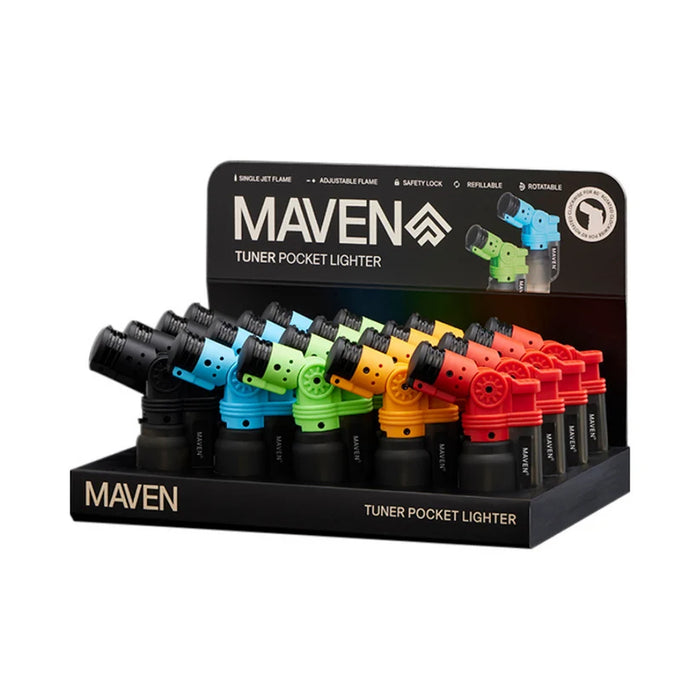 Maven | Tuner Pocker Lighter Display of 20 [AC-MV-LT1004TPL]