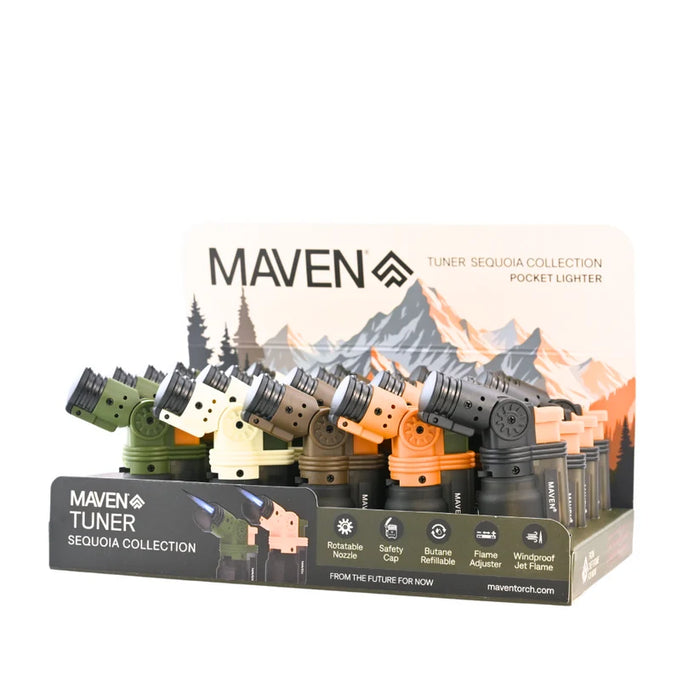 Maven | Tuner Sequoia Collection Lighter Display of 20 [AC-MV-LT1004TSC]