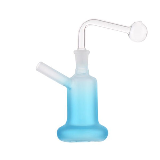 4" Oil Burner Water Bong [AK-I2] Oil Burner Canadian Distributor Blue
