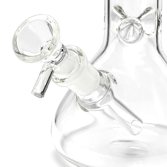 8" Cartoon Pickle Graphic Beaker Bong