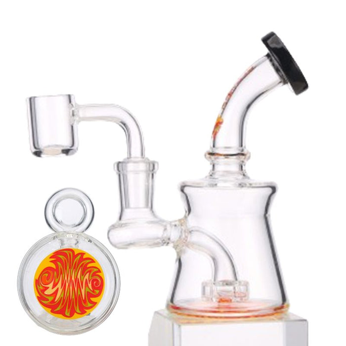 Xtreme | 5" Oil Rig with quartz banger [BT4409] Glass Rig Canadian Distributor