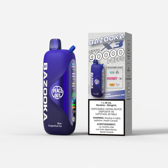 Bazooka X3 90K Puffs - Box of 3