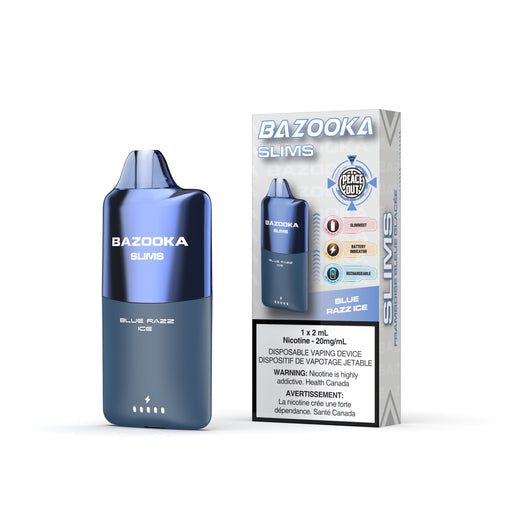 Bazooka | Slims Box of 5 Vape Daddy Blue Razz Ice