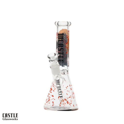 10" Bushi Beaker Bong - 5mm Thick Glass Glass Bong Castle Glassworks Default Title