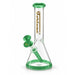 Fortune | 10" Color Accent Beaker Glass Water Pipe – 5mm Glass Bong Fortune Green