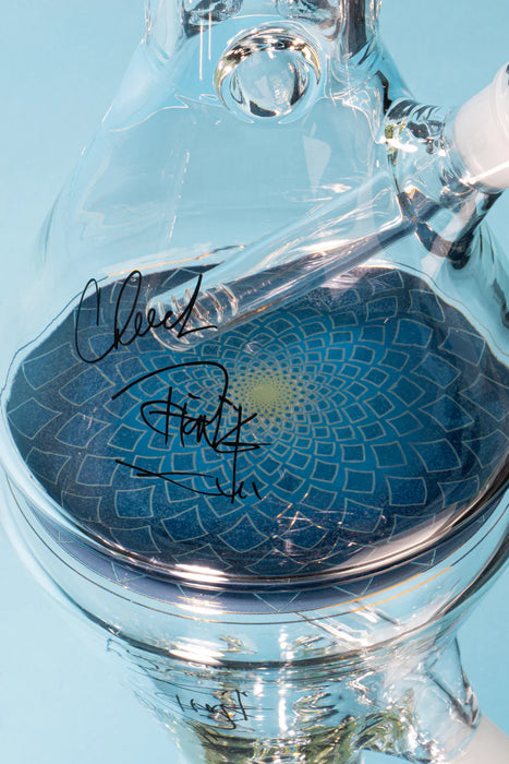 Cheech & Chong® Glass | 15" 7mm Thick Fibonacci Beaker Base Water Pipe [CC163] Glass Bong Smoking Cat Distribution