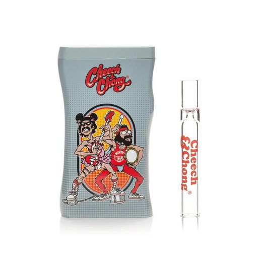 Cheech & Chong | 3.8" Earache Dugout W/Borosilicate Taster Dugout West Coast Gifts Default Title