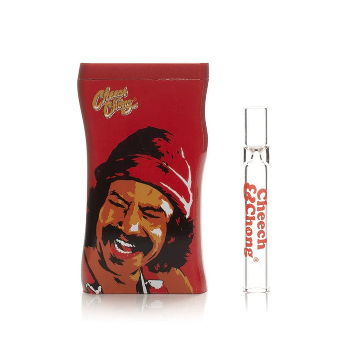 Cheech & Chong | 3.8" Pop Art Dugout W/Borosilicate Taster Dugout West Coast Gifts Default Title