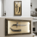 Knife Frame Silver Display Wall Glass Mounted Décor (CDYWL-2557) Flag · Sign · Deco Canadian Distributor