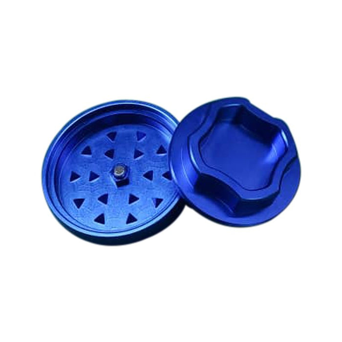 2 Part Grinder, Embossed Top [CN5617] Herb Grinder Canadian Distributor