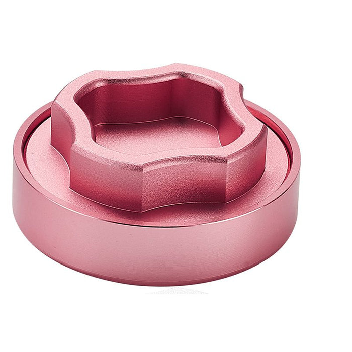 2 Part Grinder, Embossed Top [CN5617] Herb Grinder Canadian Distributor Pink (B)