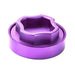2 Part Grinder, Embossed Top [CN5617] Herb Grinder Canadian Distributor Purple (D)