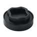 2 Part Grinder, Embossed Top [CN5617] Herb Grinder Canadian Distributor Black (F)