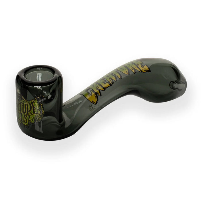 5.5" Reaper Kills Sherlock Hand Pipe Glass Pipe West Coast Gifts Default Title