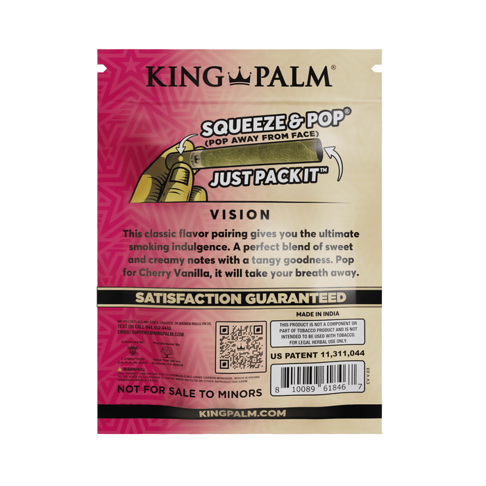 King Palm | 5 Rollie Rolls – Cherry Vanilla Box of 15