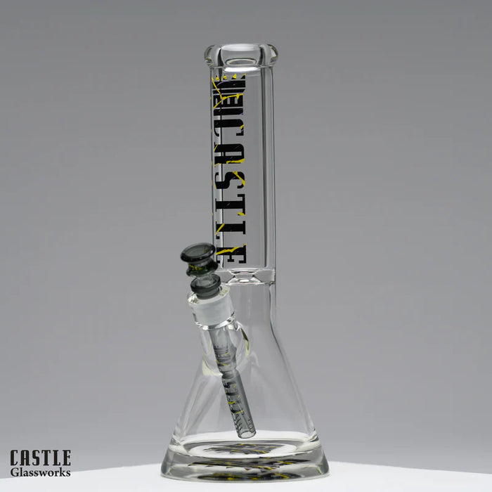 Castle Glassworks | 14" Bolt [CG-305] Glass Bong Castle Glassworks